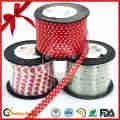 Red Dotted Halloween Decoration Ribbon